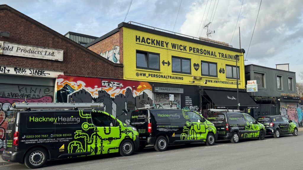Hackney Heating vans plumbers and gas engineers in hackney